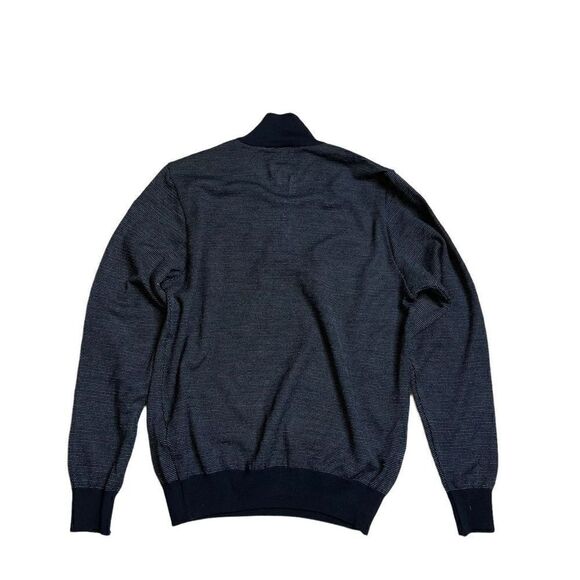 NWT Paul & Shark Summer wool jacquard half zip sweater with iconic badge - Picture 6 of 15